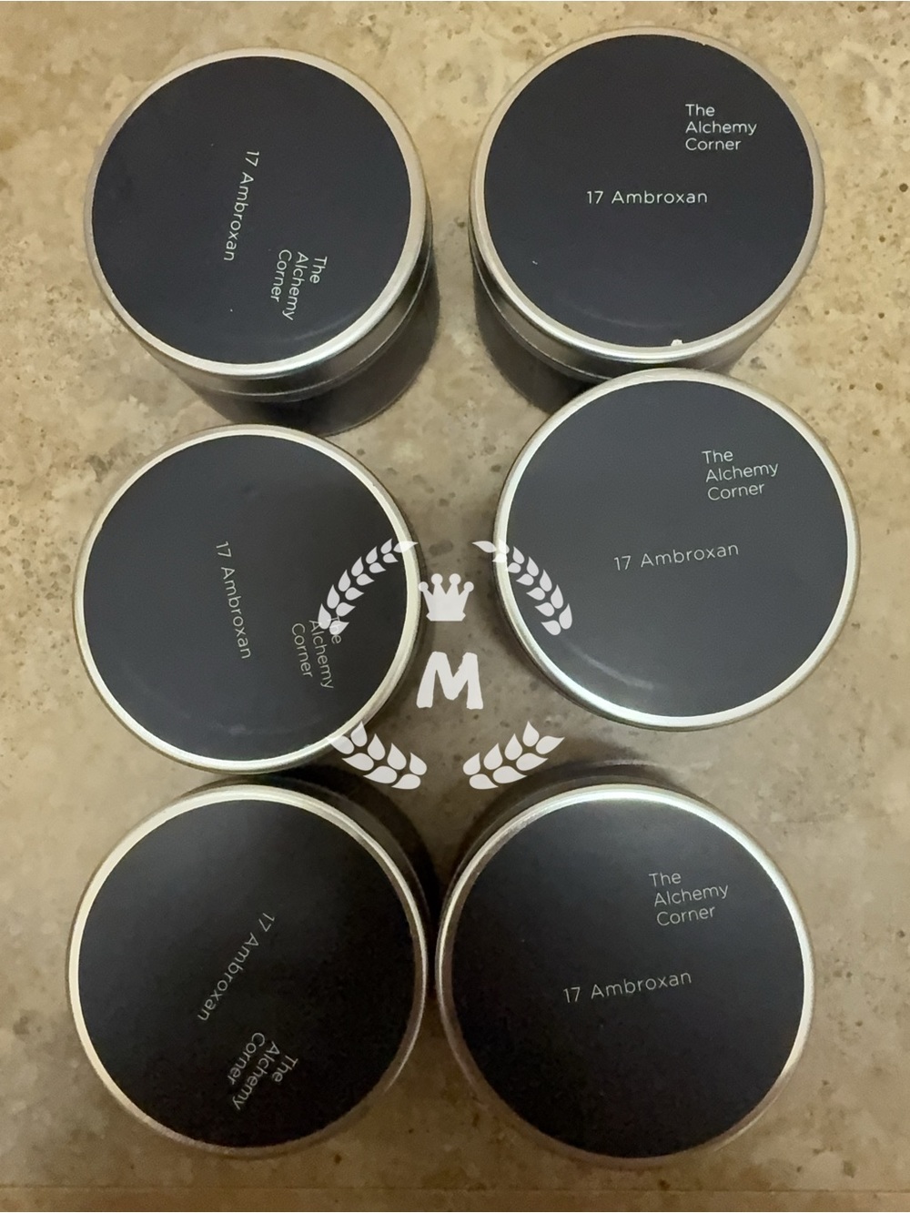 Express The Alchemy Corner 17 Ambroxan Scented Candle 4oz/114g X 6 Total